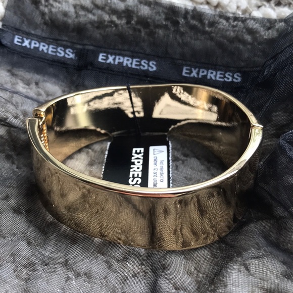 Wavy Hinged Bangle - Picture 2 of 5